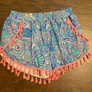 Simply southern tassel shell shorts, S/M